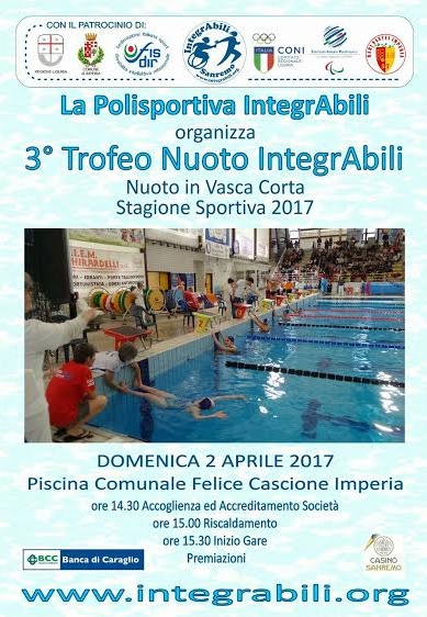 A IMPERIA LA GRANDE SFIDA DEI GIOVANI NUOTATORI CON DISABILITA’