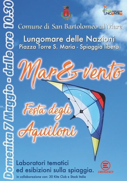 A San Bartolomeo arriva “Mar&vento”, una gironata dedicata agli aquiloni