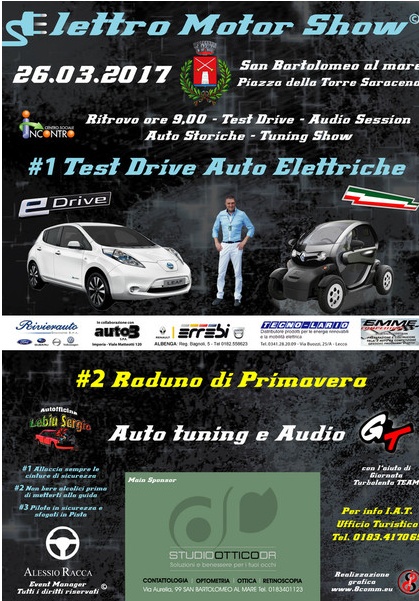 ALESSIO RACCA ALL’ELETTRO MOTOR SHOW DI SAN BARTOLOMEO AL MARE