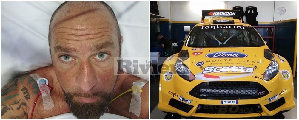 ANNUNCIA IL PROPRIO INFARTO CON UN SELFIE SU FACEBOOK IL PILOTA DI RALLY FRANCO BORGOGNO