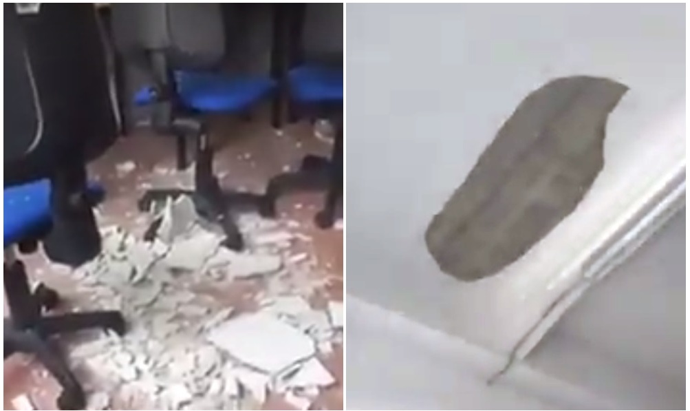 ARMA DI TAGGIA: CROLLA INTONACO SOFFITTO, PRESIDE E PROVVEDITORE CHIUDONO ALBERGHIERO PER ACCERTAMENTI/ VIDEO