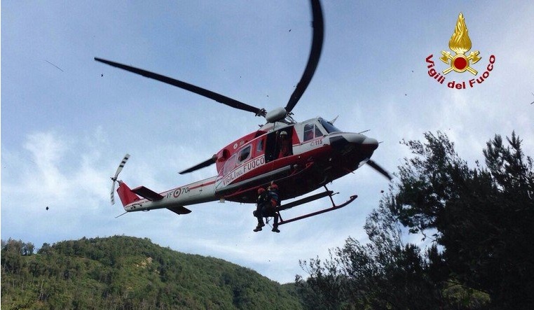MOTOCICLISTA DI 17 ANNI CADE A DOLCEDO, ALLERTATO L’ELISOCCORSO