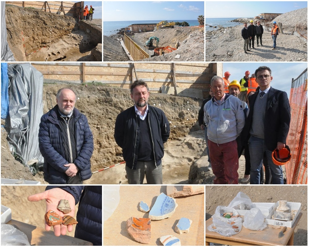 BORDIGHERA: REPERTI DI ETA’ TARDO MEDIEVALE NEL CANTIERE DELL’EX ROTONDA/ FOTO E VIDEO