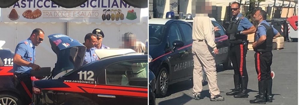 BOTTE TRA COMMERCIANTI ALLA FESTA DI SAN GIOVANNI / SPUNTA COLTELLO A SERRAMANICO
