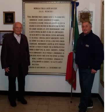 Cambio al vertice dell’Associazione Carabinieri in Congedo di Ventimiglia