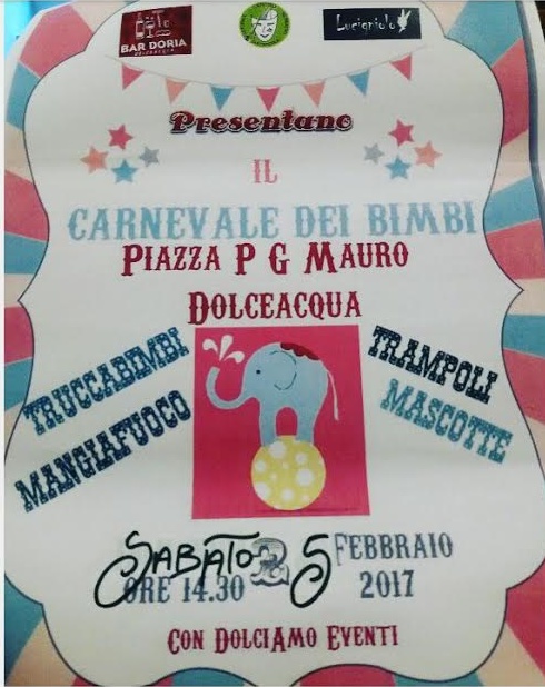 Carnevale dei bimbi a Dolceacqua domani