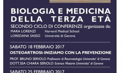 Ciclo di conferenze "Biologia e medicina della Terza Età" a Bordighera