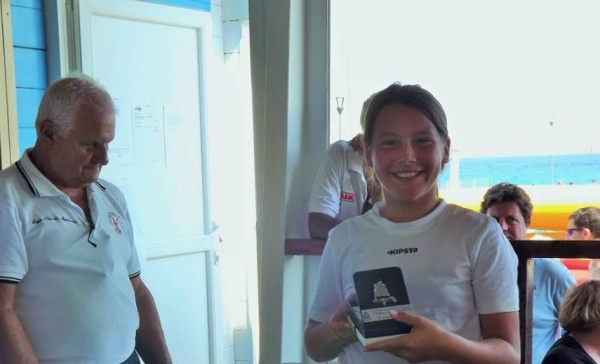 Vela, Club del Mare: la dianese Iannolo sul terzo gradino del podio a Spotorno
