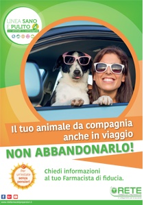 Dalle farmacie una campagna contro l’abbandono degli animali