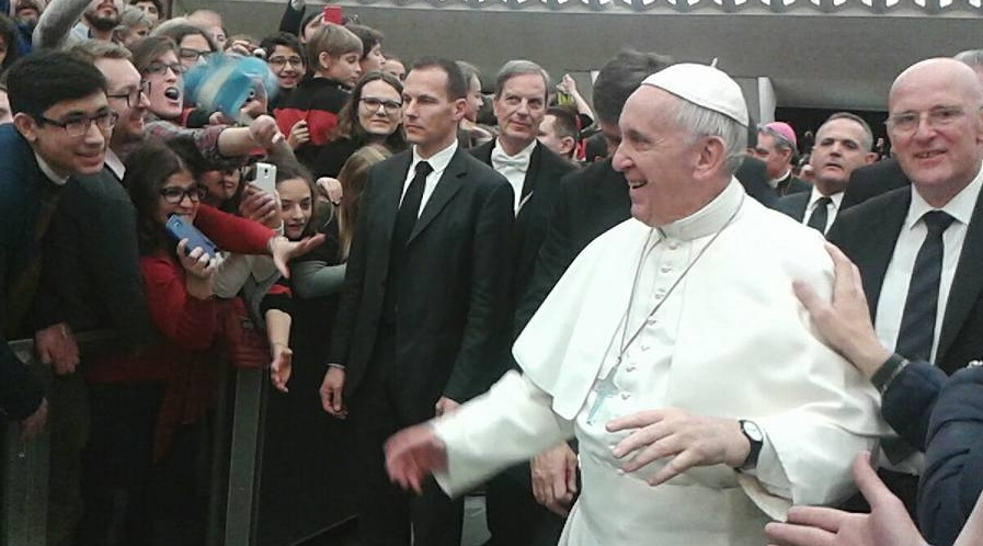 Delegazione della valle Impero questa mattina da Papa Francesco