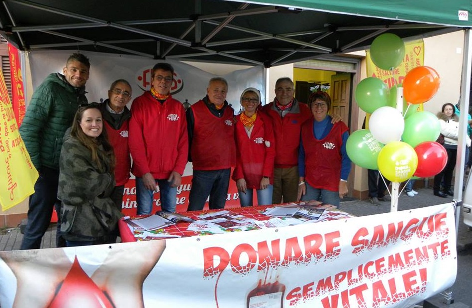 Donazioni sangue e midollo, gazebo di Fidas e Admo in via Matteotti durante la settimana del Festival