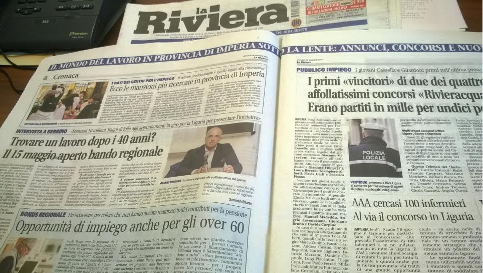 ECCO CHI HA VINTO IL CONCORSO TRA I MILLE CANDIDATI PER 11 POSTI A RIVIERACQUA