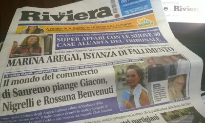 ECCO COSA TROVATE QUESTA SETTIMANA SUL SETTIMANALE "LA RIVIERA" IN EDICOLA