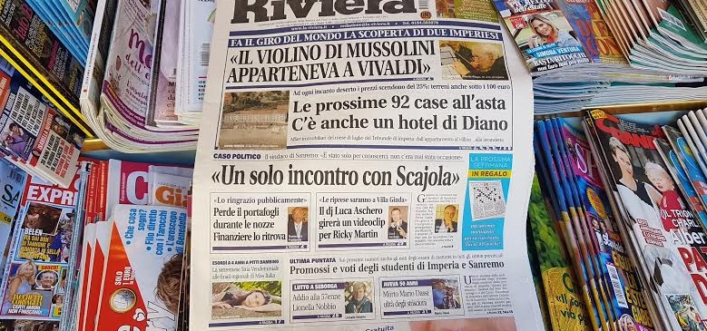 ECCO COSA TROVATE SUL SETTIMANALE “LA RIVIERA” IN EDICOLA DA OGGI