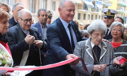 ELSA AUSENDA TAGLIA IL NASTRO DEL NUOVO CENTRO POLIVALENTE DELLA LILT IN VIA MARTIRI/LE FOTO