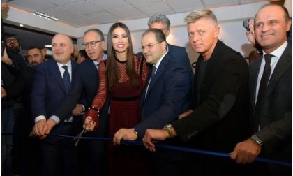 Elisabetta Gregoraci inaugura Casa Sanremo