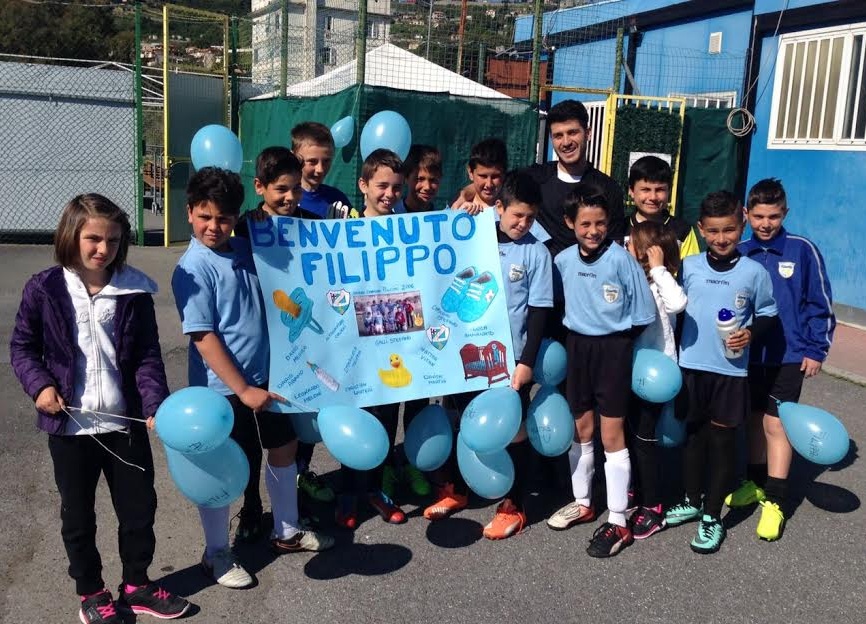 Fiocco azzurro per l’Unione Sanremo: è nato Filippo, figlio di Mister Anfossi