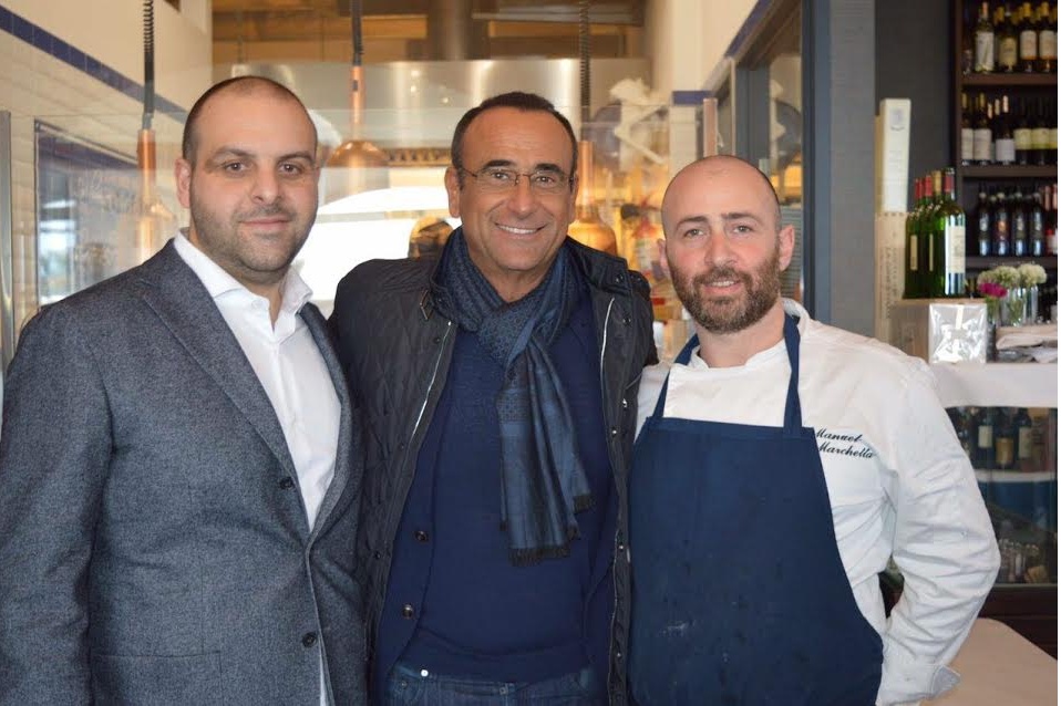 Gamberi di Sanremo, cappon magro e brandacujun per Carlo Conti all’Ittiturismo Patrzia
