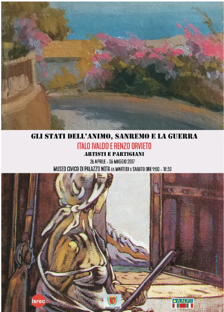“Gli stati dell’animo, Sanremo e la guerra” mostra dei partigiani artisti Ivaldo e Orvieto
