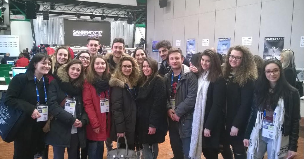 Gli studenti dell’Alberghiero impiegati in sala stampa al Festival