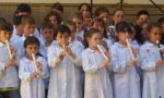 I BAMBINI DELLA SCUOLA VOLTA HANNO SALUTATO IL LORO AMATO PRESIDE CHE VA IN PENSIONE