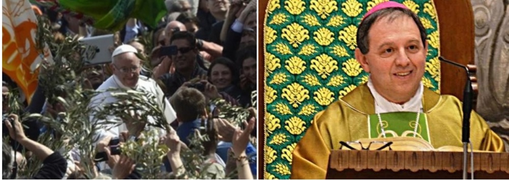 I NOSTRI RAMOSCELLI DI ULIVO DISTRIBUITI AI FEDELI IN PIAZZA SAN PIETRO LA DOMENICA DELLE PALME