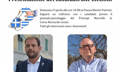 I candidati Principe Marcello Menegatto e Mark Dezzani incontrano i seborghini domenica prossima