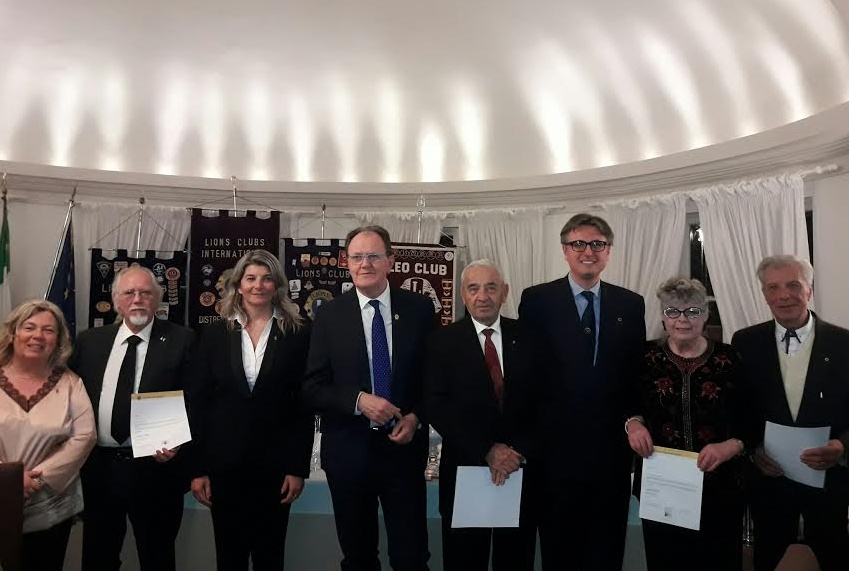 I soci del Lions sanremesi incontrano il Governatore Mauro Bianchi