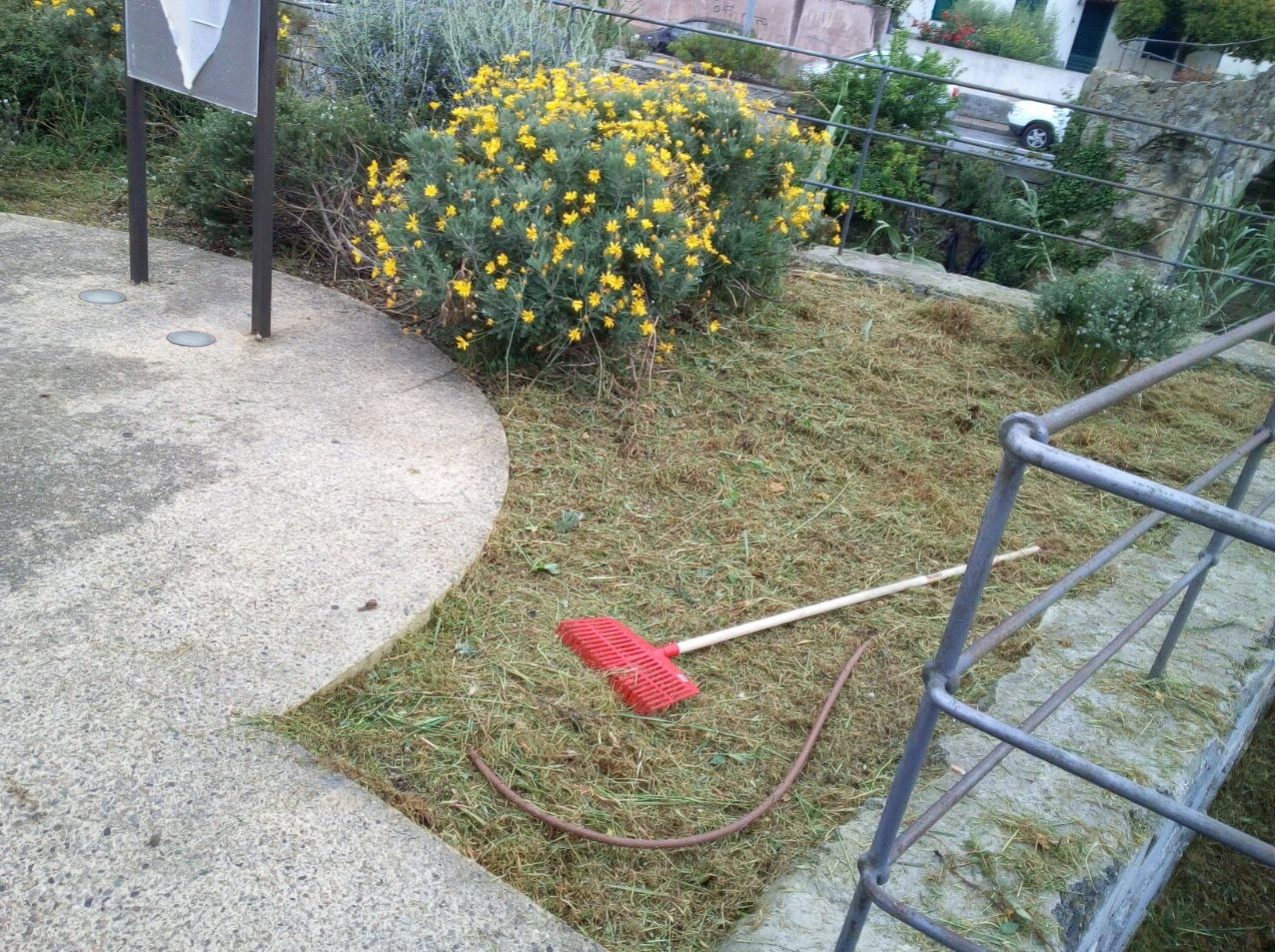 Imperia, pulizia in zona Caramagna questa mattina