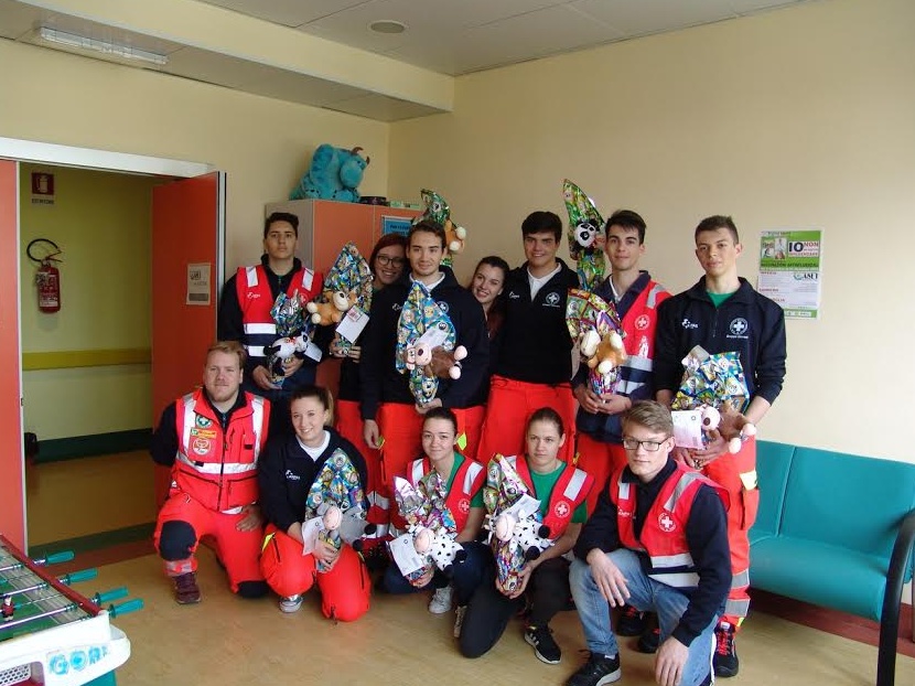 Imperia: uova di Pasqua ai bimbi in pediatria