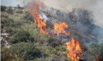 Incendio brucia mille ettari di oliveto e altrettanti di sterpaglie tra Civezza e Santa Brigida