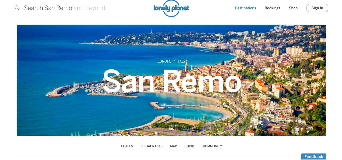 LONELY E AGENZIA FOTOGRAFICA SI SBAGLIANO LA FOTO DELLA BAIA DI