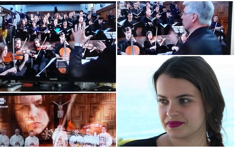 La violinista sanremese Laura Bosso su Rai Uno al concerto per l’anniversario dell’Azione Cattolica