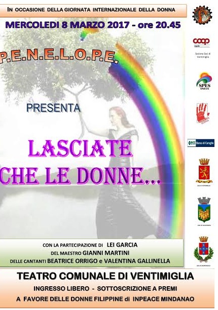 “Lasciate che le donne” spettacolo teatrale a Ventimiglia per l’8 marzo