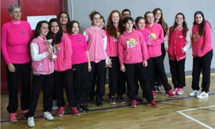 Le ragazze del Sanremo Softball al torneo indoor di Saronno