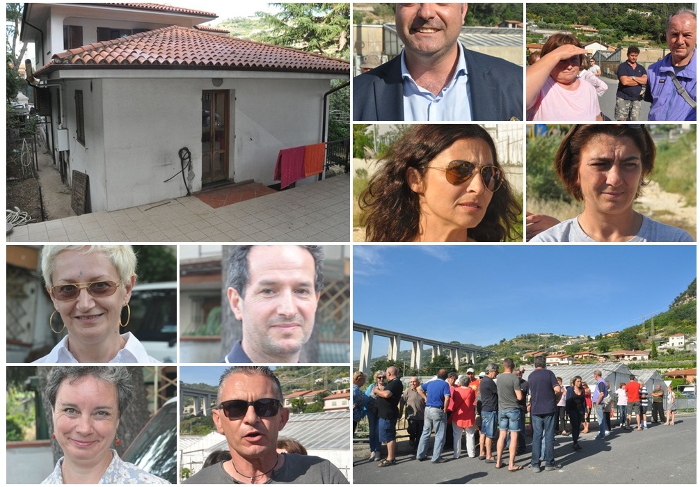 MIGRANTI IN VILLA A VALLECROSIA: RESIDENTI DANNO BENVENUTO AI PRIMI 13 STRANIERI/ FOTO E VIDEO