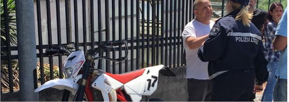 MOTOCICLISTA 18ENNE IN OSPEDALE DOPO LO SCHIANTO CON UN SUV TIGUAN VOLKSWAGEN A TAGGIA