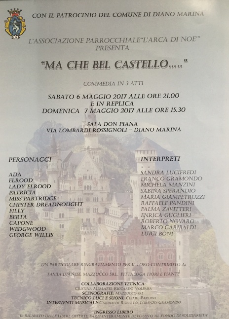 “Ma che bel castello” in scena con l’Associazione Parrocchiale “L’Arca di Noè”