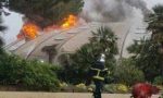 OLTRE 400MQ DI TETTOIA DELLE PISCINE DI ROQUEBRUNE IN FUMO NEL PRIMO POMERIGGIO