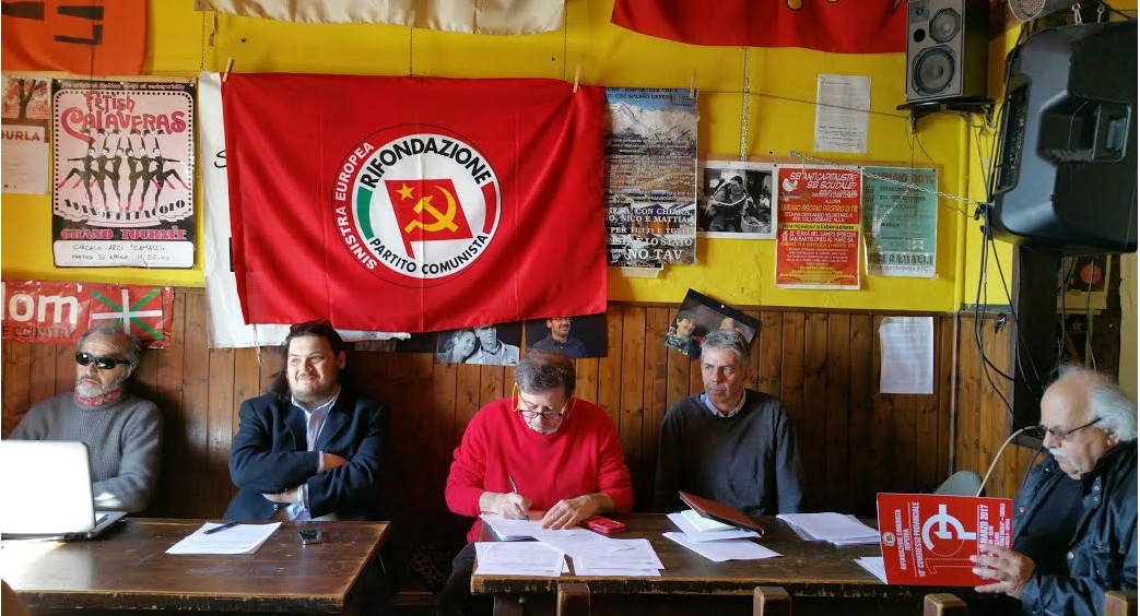 Oggi 10° congresso provinciale del Partito della Rifondazione Comunista