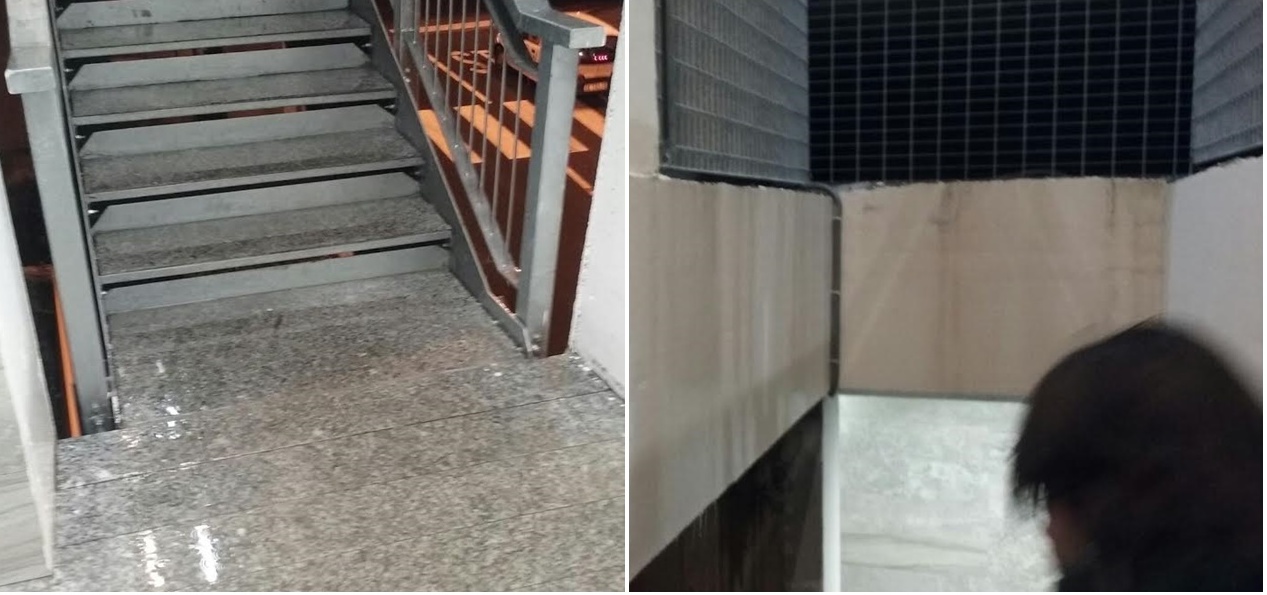 PIOVE NELLA NUOVA STAZIONE DI IMPERIA A DUE MESI E MEZZO DALL’INAUGURAZIONE