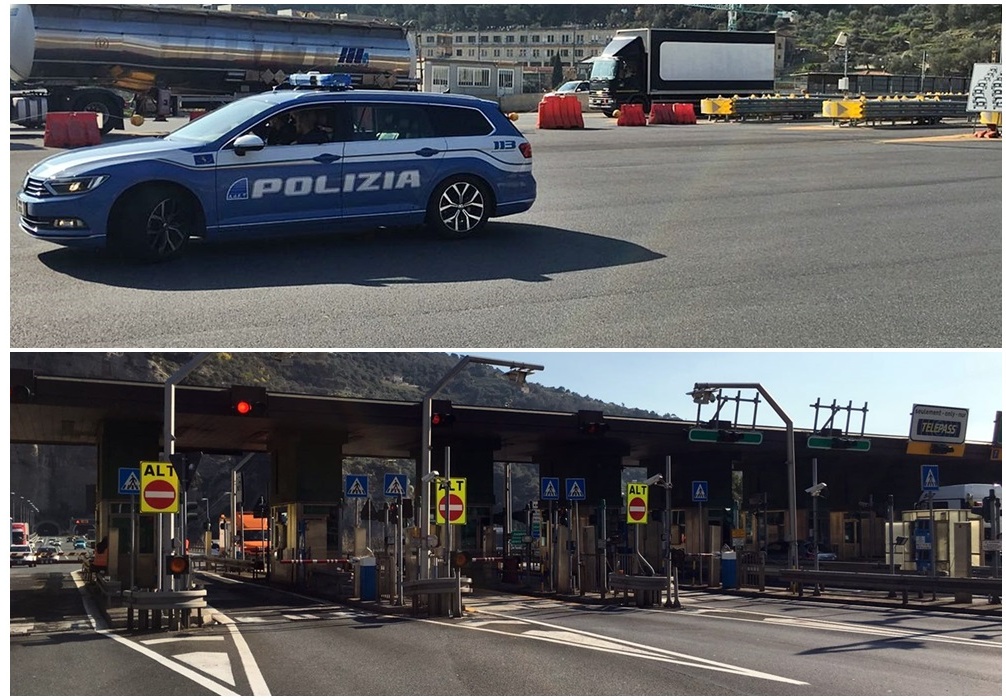 FAR WEST SULL’A10: QUINDICI MINUTI DI TERRORE/ BANDITI IN FUGA SI SALVANO USCENDO A MENTONE