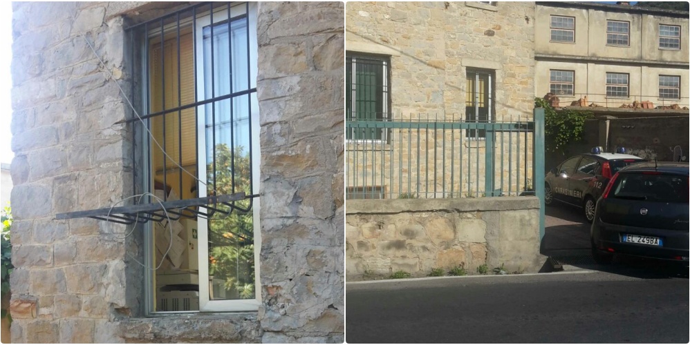 RAID DEI LADRI NELLE SCUOLE DORIA E AL COMANDO VIGILI DI VALLECROSIA/ SI TEME FURTO DI ARMI