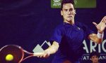 RITIRO IN LACRIME PER IL SANREMESE GIANLUCA MAGER AGLI INTERNAZIONALI D'ITALIA DI TENNIS