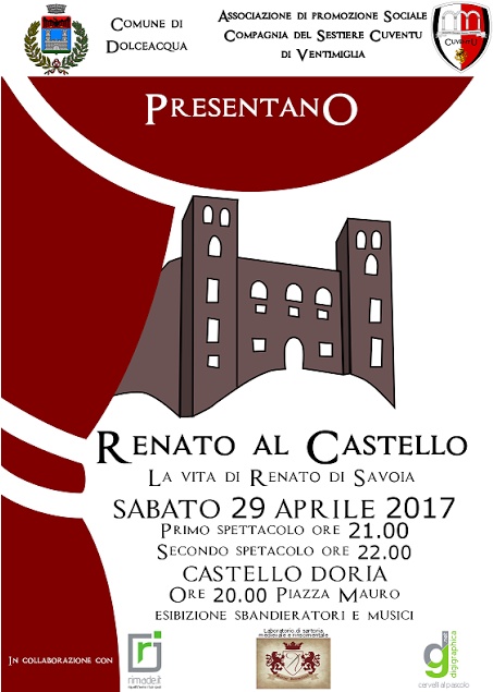 “Renato al Castello” la pièce teatrale del Sestiere Cuventu a Dolceacqua