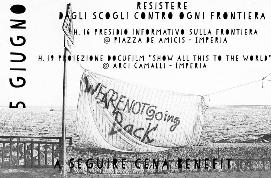 “Resistere dagli scogli”: il dramma della frontiera raccontato ad Imperia