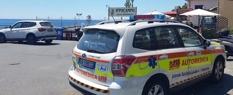 SANREMESE STRONCATA DA UN INFARTO MENTRE FA IL BAGNO ALLA FOCE DI SANREMO