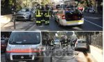 SANREMO: AUTO IMPAZZITA INVADE MARCIAPIEDE/ 27ENNE IN PREDA A MALORE RISCHIA LA STRAGE/ FOTO & VIDEO