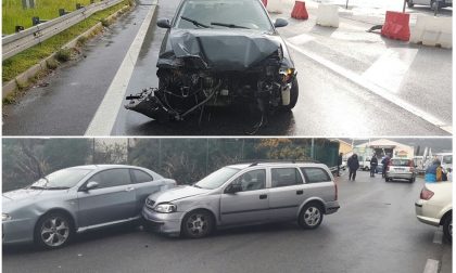 SANREMO: DUE  INCIDENTI (LIEVI) PER LA PIOGGIA, TRA AURELIA BIS E STRADA SOLARO