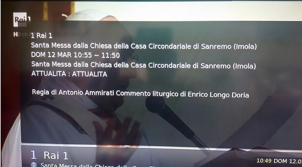 “SCIVOLONE” DELLA RAI: SANREMO E’ IN PROVINCIA DI IMOLA